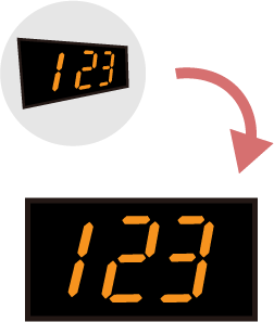 台形補正のイラスト