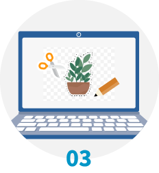 画像編集画面のイメージ