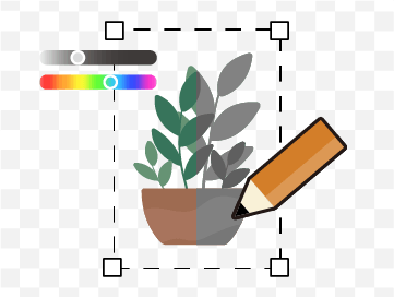 自由な画像編集のイメージ